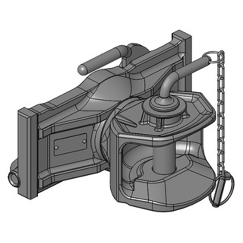 Traktorentechnik Anhängetechnik Scharmüller Zugmaul Standard mit Adapterplatte #05.2955.01-A02