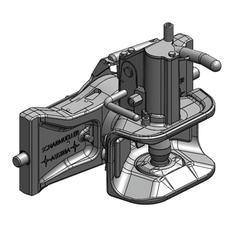 Traktorentechnik Anhängetechnik Scharmüller Zugmaul Standard mit Adapterplatte #07.3893.292-A02