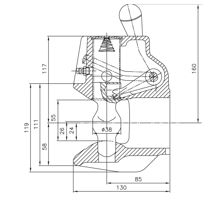 Anhängekupplung Rockinger RO243A35000 Flansch