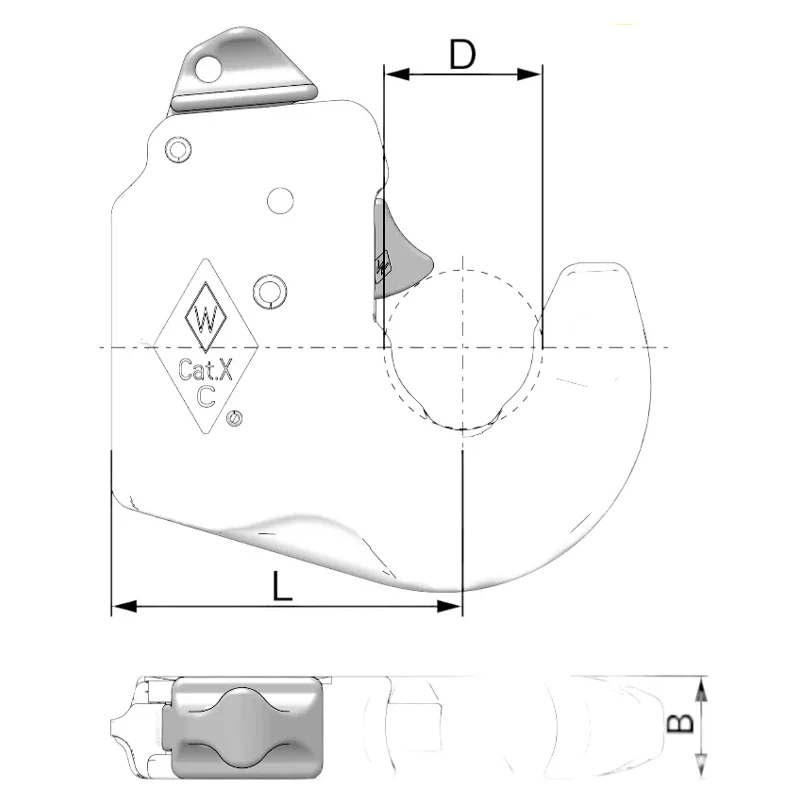 WALTERSCHEID Unterlenker Fanghaken KAT 3-Leicht 1208555