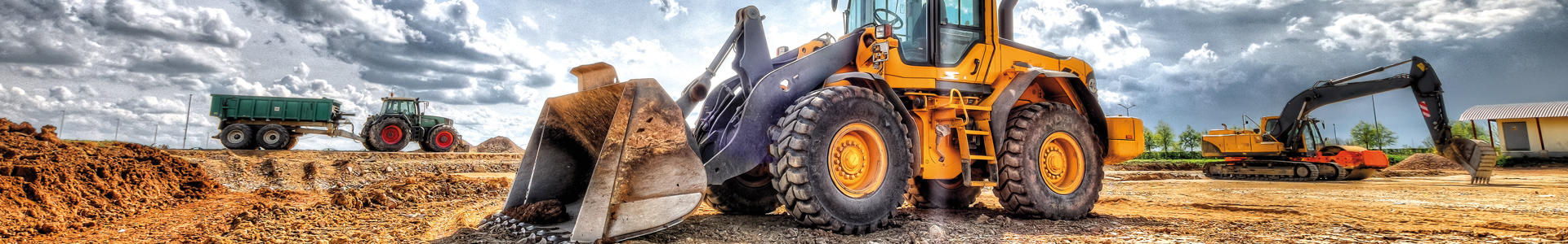 Kategorie Platzhalter Banner Bagger gelb