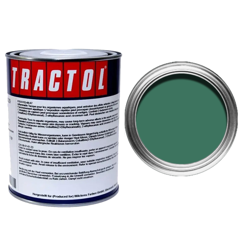 Tractol Lack 329 P141227 Kramer gruen RAL 6000 Stoß-, Schlag-, und Kratzfestigkeit
