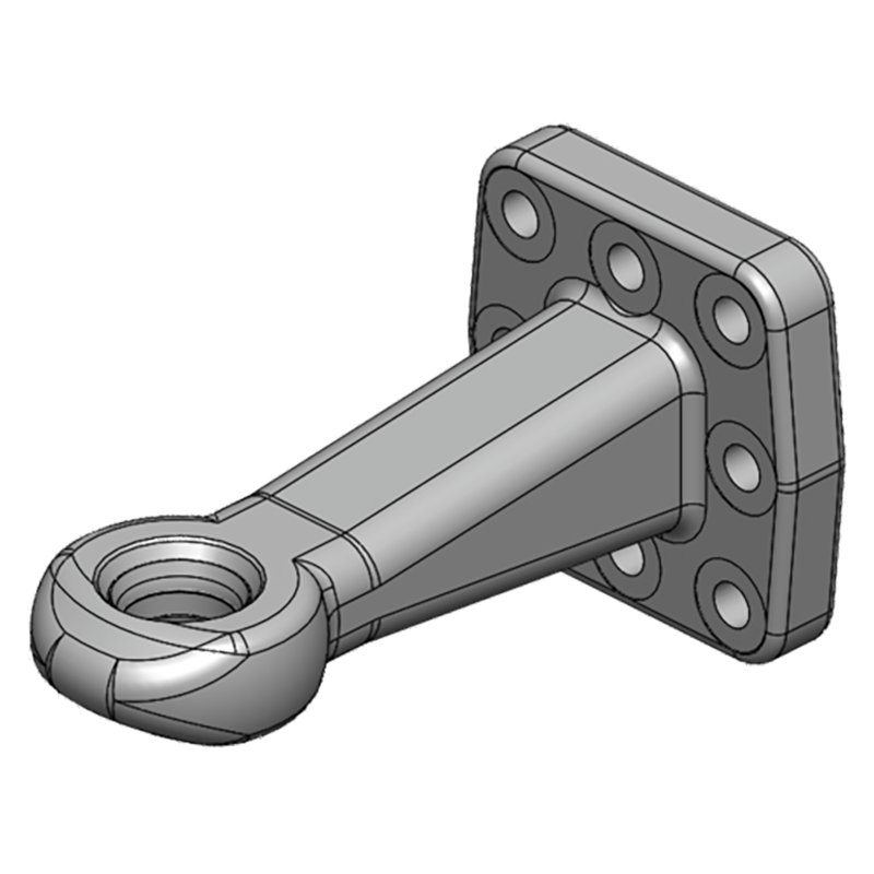 Anhängetechnik Scharmüller Zugöse Flansch #00.652.25.0-A90