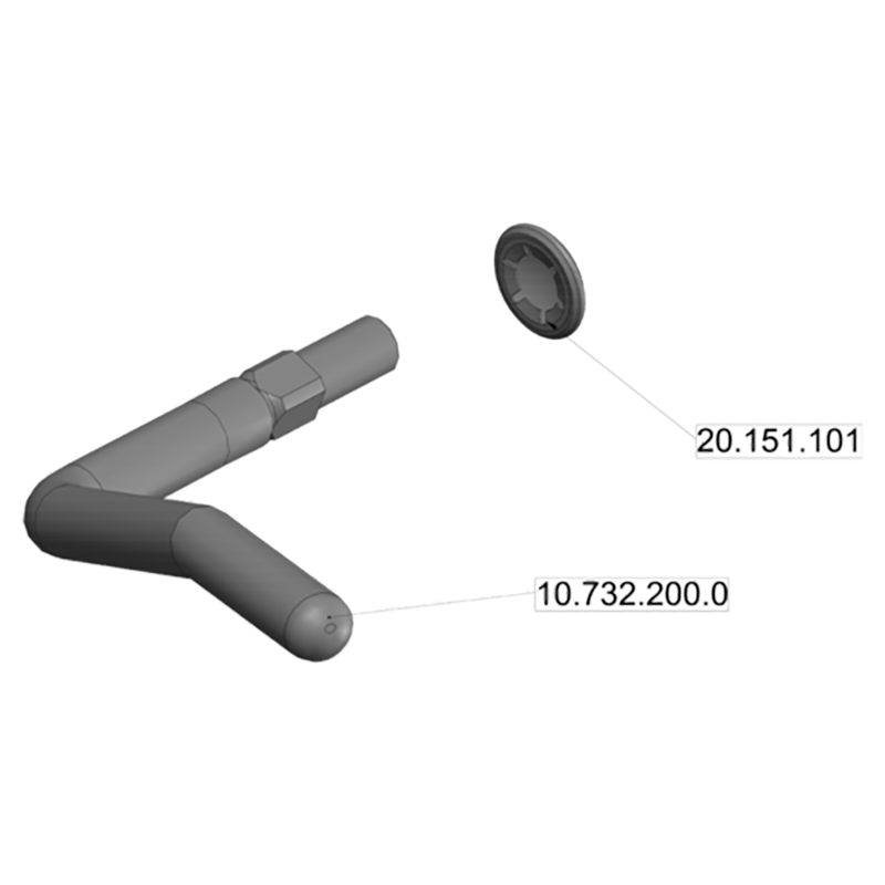 Scharmüller Auslösehebel-Set A10/A11 #02.480.350