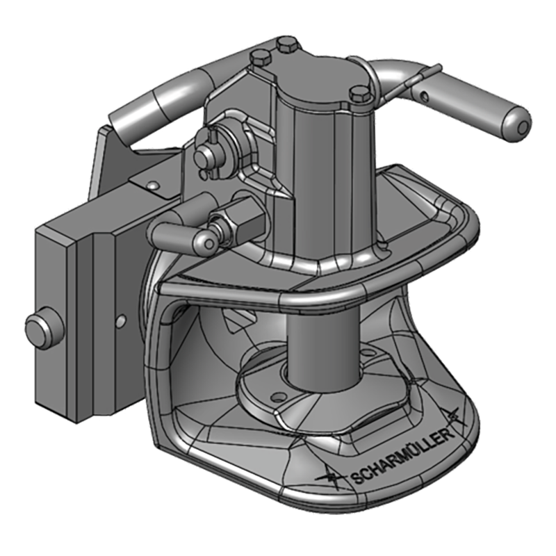 Traktorentechnik Anhängetechnik Scharmüller Zugmaul Standard mit Adapterplatte #05.1607.00-A02