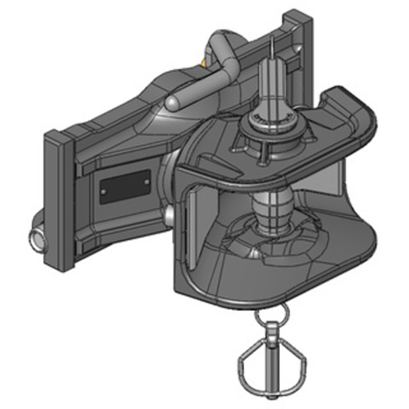 Traktorentechnik Anhängetechnik Scharmüller Zugmaul Standard mit Adapterplatte #05.2955.06-A02