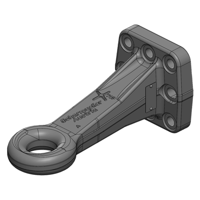 Anhängetechnik Scharmüller Zugöse Flansch #00.652.42.0-A90
