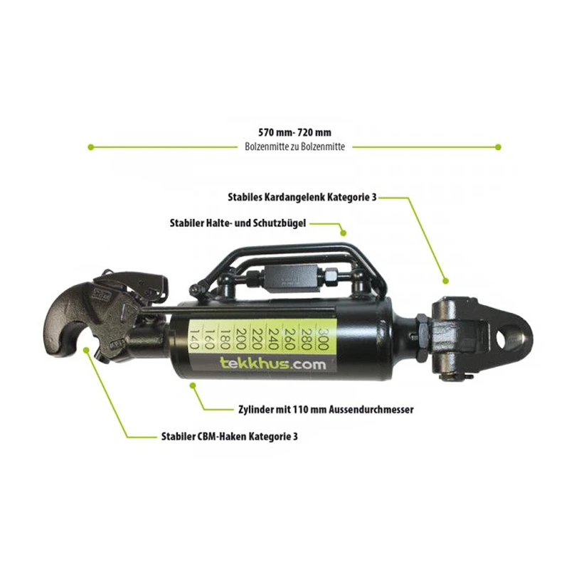 Hydraulischer Oberlenker KAT 3 passend für John Deere