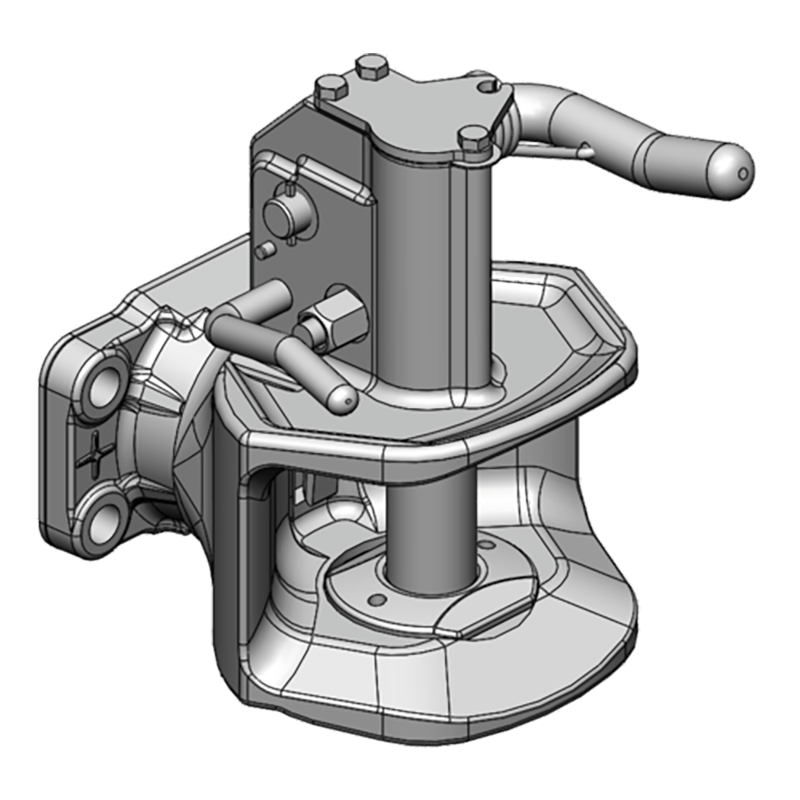 Traktorentechnik Anhängetechnik Scharmüller Zugmaul Flanschausführungen 05.1201.02-A02