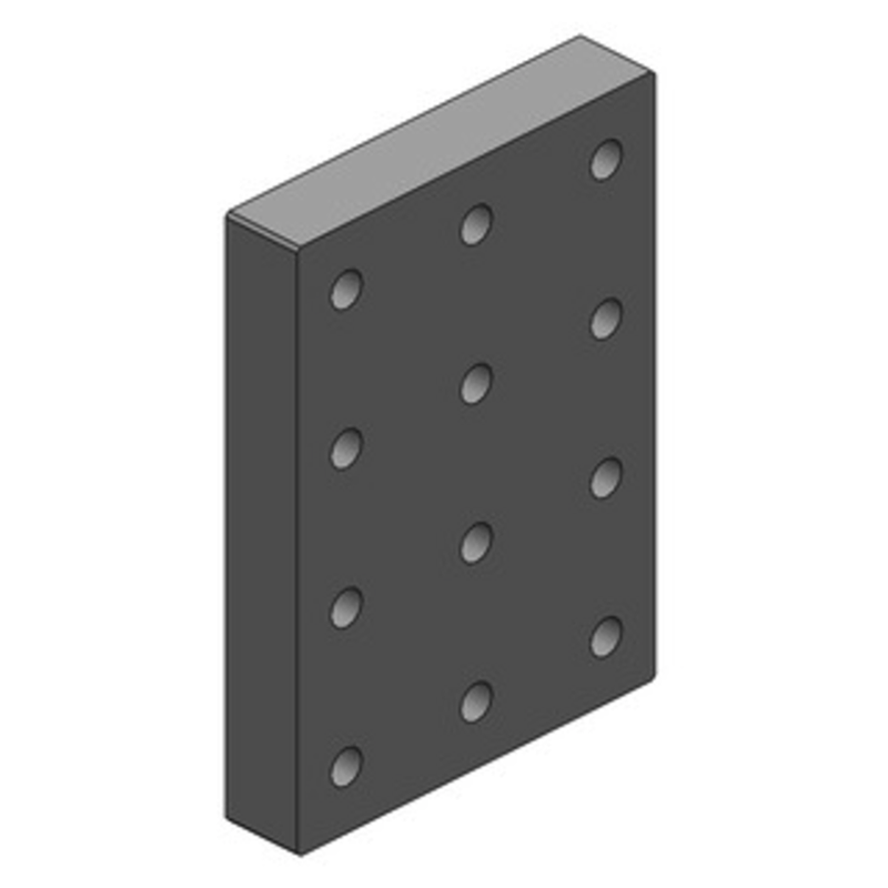 Traktorentechnik Anhängetechnik Scharmüller Anschweißplatte #00.645.27.0