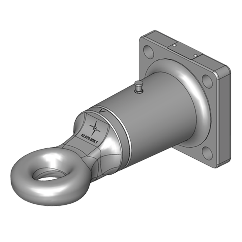 Anhängetechnik Scharmüller Zugöse Flansch #00.664.40.0-A02