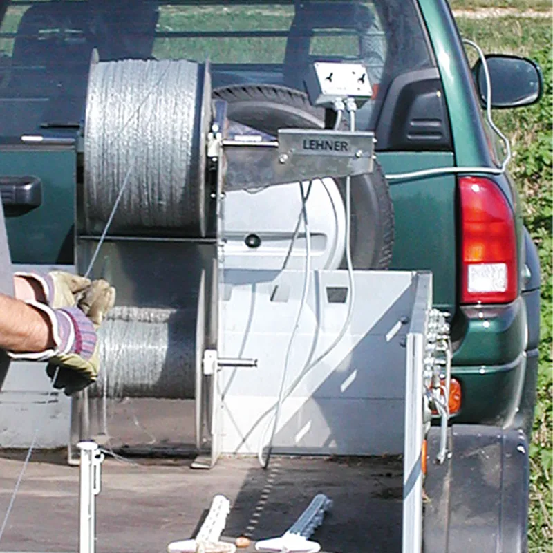 Elektrisches Weidezaun-Wickelgerät LEHNER TendoMat 71131