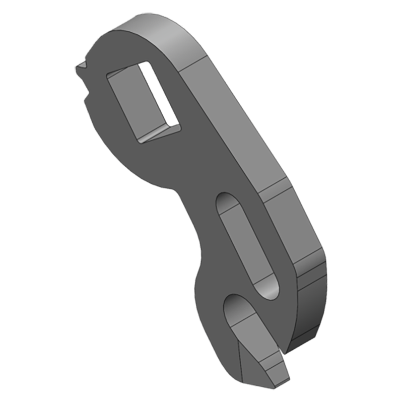 Scharmüller Mittelhebel 76x40x8 (ab 10/2009) #10.753.102.1