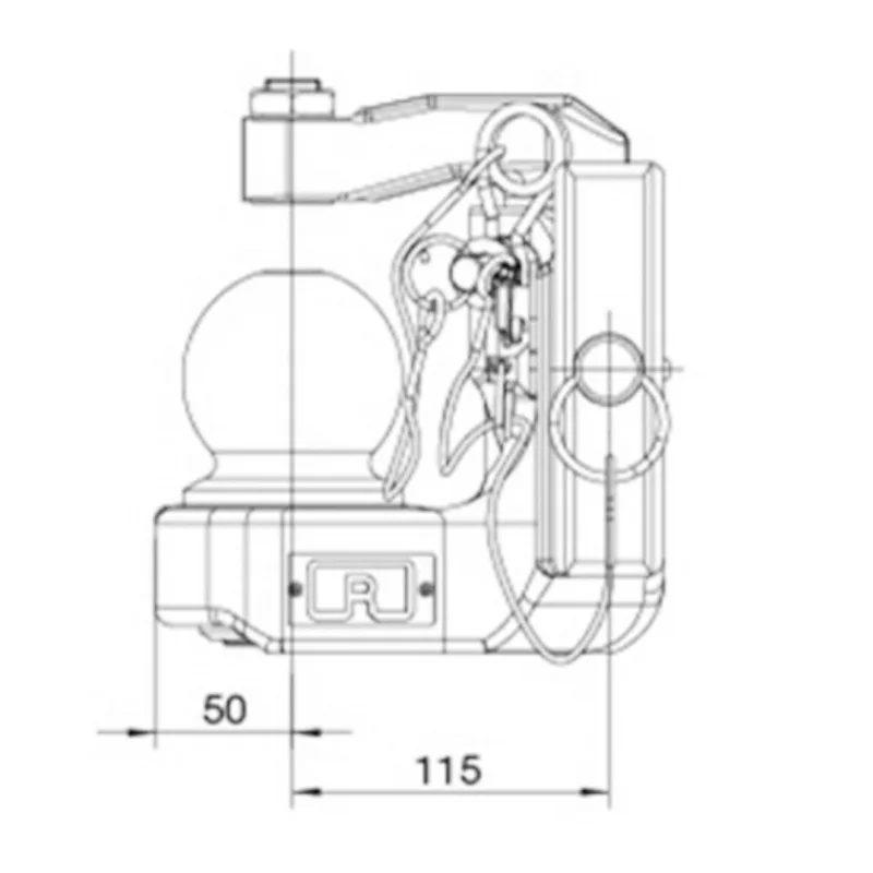 Kugeleinsatz K80 Rockinger RO825A2340C 322mm
