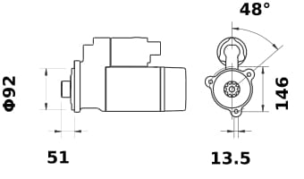 Mahle 12 V Anlasser 4,2 kW (IS1114) bild_4