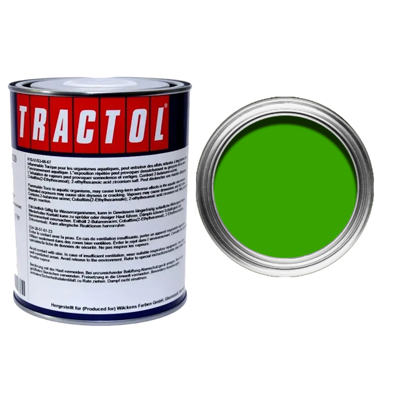 Tractol Lack 329 P141200 deutz hellgruen Stoß-, Schlag-, und Kratzfestigkeit