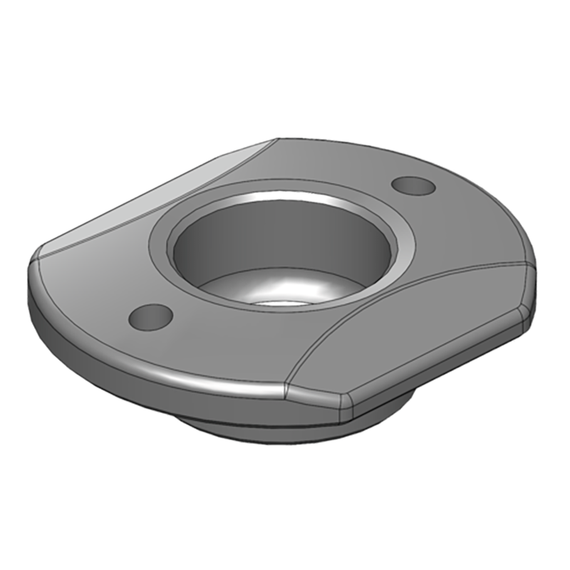 Scharmüller Buchse A10/A11 74x40x31.6 bearb. #10.713.100.0