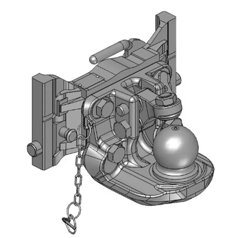 Kugeleinsatz Scharmüller 330mm Lackierung AGCO grau