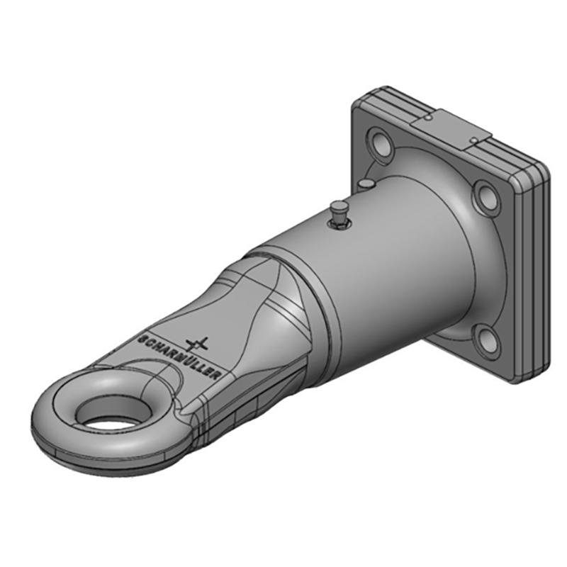 Anhängetechnik Scharmüller Zugöse Flansch #00.652.48.0-A02