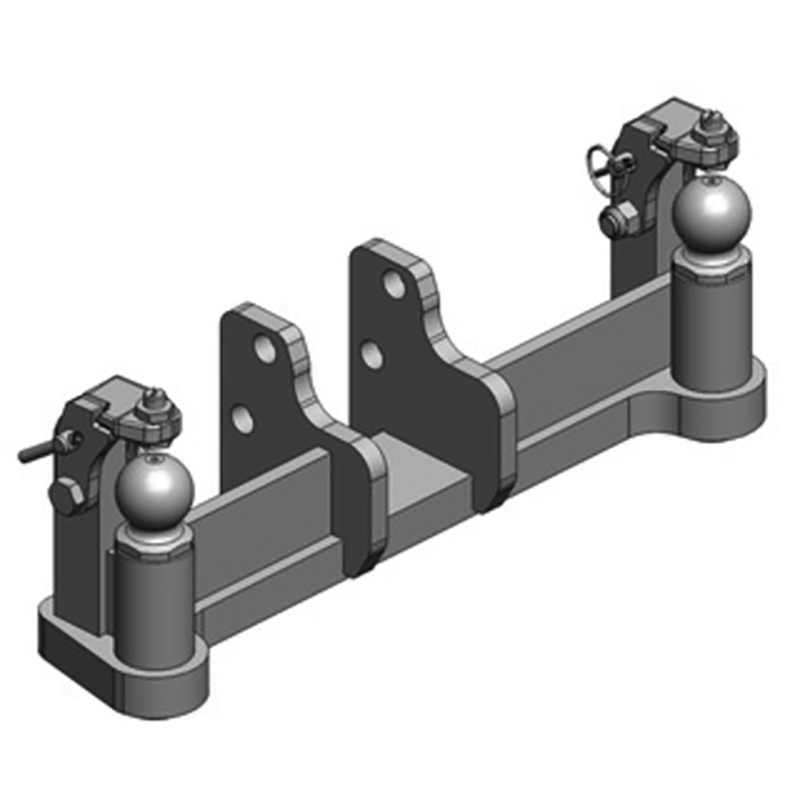 Anhängetechnik Scharmüller Zwangslenkungsteil Für K80®-Hitcheinsätze #00.520.33.0-A02