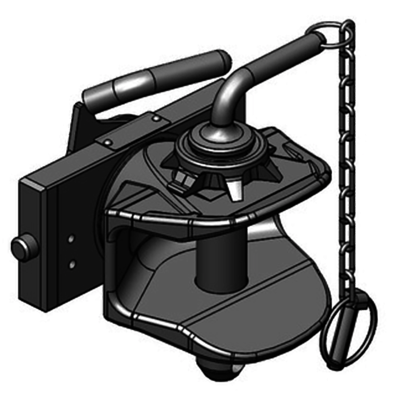 Traktorentechnik Anhängetechnik Scharmüller Zugmaul Standard mit Adapterplatte #05.1809.26-A02