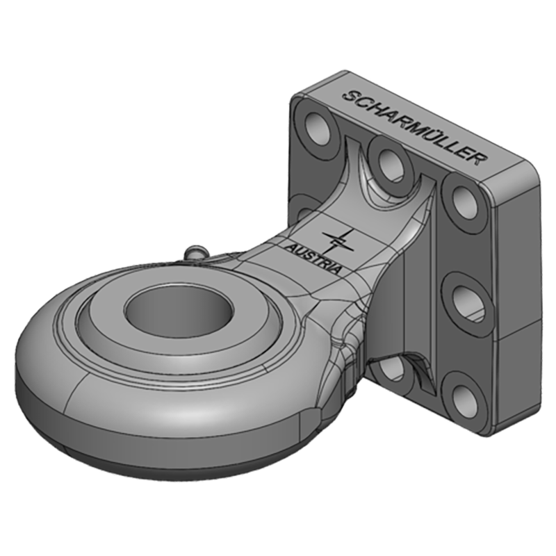 Anhängetechnik Scharmüller Zugöse Flansch #00.652.171.1-A02