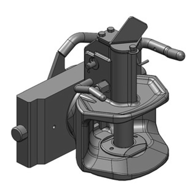 Traktorentechnik Anhängetechnik Scharmüller Zugmaul Standard mit Adapterplatte #03.2251.02-A02