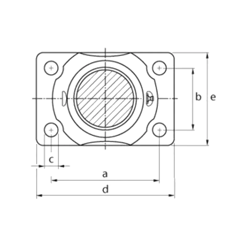 Rockinger RO841B50000 LKW-Zugmaul Flansch 160 x 100 mm für 40er Zugöse